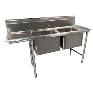Advance Tabco 93-22-40 Stainless Steel Compartment Sink, 27" Wide - 52"