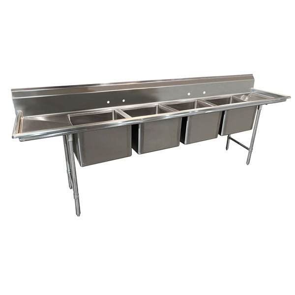 Advance Tabco 93-24-80 Stainless Steel Compartment Sink, 27" Wide - 126"
