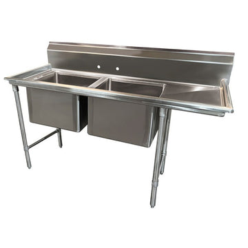 Advance Tabco 93-42-48 Stainless Steel Compartment Sink, 31" Wide - 80"