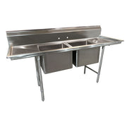 Advance Tabco 93-82-40 Stainless Steel Compartment Sink, 35" Wide - 117"
