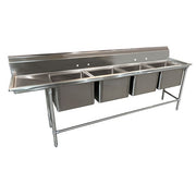 Advance Tabco Stainless Steel Line Sink, 45" High - 129"