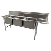 Advance Tabco 9-43-72 Stainless Steel Compartment Sink, 31" x 119" - Right