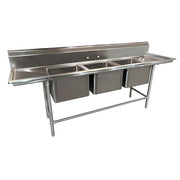 Advance Tabco Stainless Steel Line Sink, 31" Wide - 125"