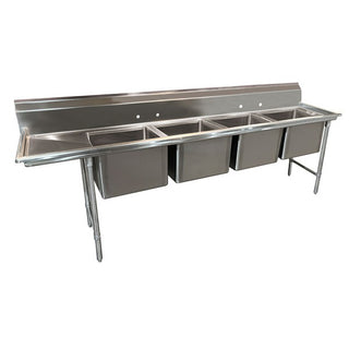 Advance Tabco 9-84-80 Stainless Steel Compartment Sink, 35" x 97" - Default Title