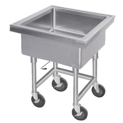 Advance Tabco 9-FMS Stainless Steel Sink, 26" x 26" - 12"