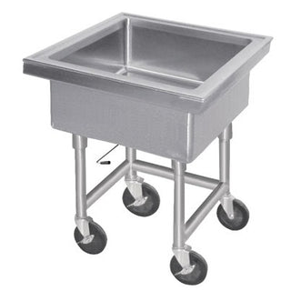 Advance Tabco 9-FMS Stainless Steel Sink, 26" x 26" - 12"