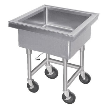 Advance Tabco 9-FMS Stainless Steel Sink, 26" x 26" - 12"