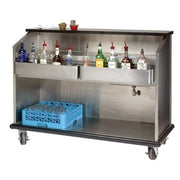 Advance Tabco AMS-5B Stainless Steel Portable Bar, 61" Wide, Silver - Default Title