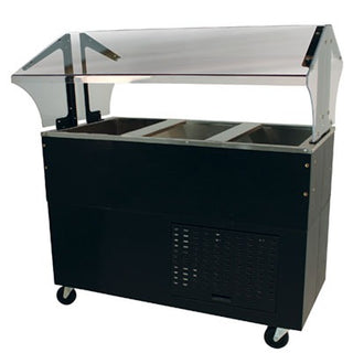 Advance Tabco BMACP3-B-SB Everyday Buffet Stainless Steel Pan Table, 47 1/8" Wide, 115V - Default Title