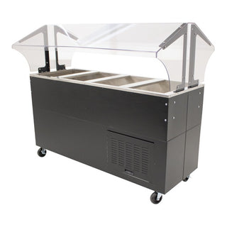 Advance Tabco BMACP4-B-SB Everyday Buffet Stainless Steel Pan Table, 62 7/16" Wide, 115V - Default Title