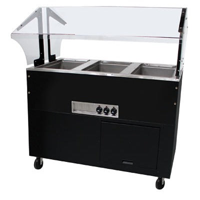 Advance Tabco Everyday Buffet Stainless Steel Buffet Food Table, 56 1/8" High, 120V - 47 1/8"