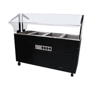 Advance Tabco Everyday Buffet Stainless Steel Buffet Food Table, 56 1/8" High, 208/240V - 62 13/16"