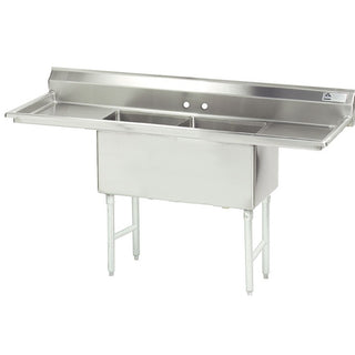 Advance Tabco FC-1 Stainless Steel 1 Compartment Sink, 30" Wide - 54"