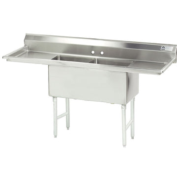 Advance Tabco FC-1 Stainless Steel 1 Compartment Sink, 30" Wide - 54"