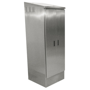 Advance Tabco CAB-4 Stainless Steel Standing Cabinet, 25" Wide, Silver - 430