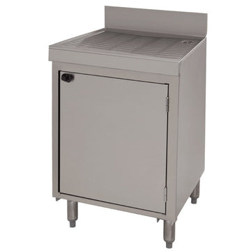 Advance Tabco CRD-30BMD Stainless Steel Drainboard Storage Cabinet, 21" x 30" - Default Title