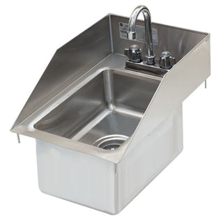 Advance Tabco DI-1-10SP-EC-X Stainless Steel Drop-In Sink, 19" x 13", Silver - Default Title