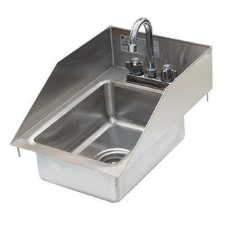Advance Tabco DI-1-5SP-EC-X Stainless Steel Drop-In Sink, 19" x 13", Silver - Default Title