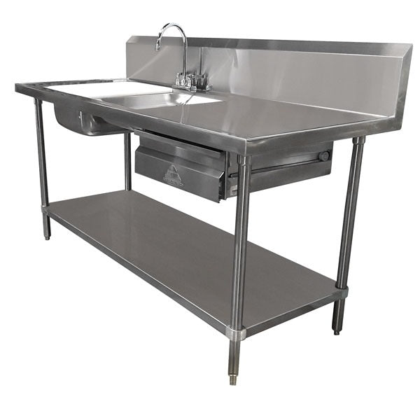 Advance Tabco DL-30 Prep Table, 30" Wide - 72"
