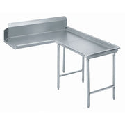 Advance Tabco DTC-G30 Stainless Steel Clean Dishtable, 95" x 59" - Right