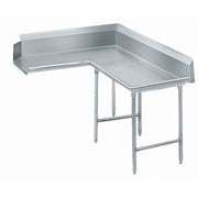 Advance Tabco DTC-K30 Stainless Steel Clean Dishtable, 59" x 59" - Right
