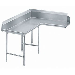 Advance Tabco DTC-K30 Stainless Steel Clean Dishtable, 71" x 59" - Left