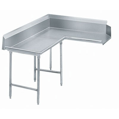 Advance Tabco DTC-K70 Stainless Steel Clean Dishtable, 47" x 59" - Left