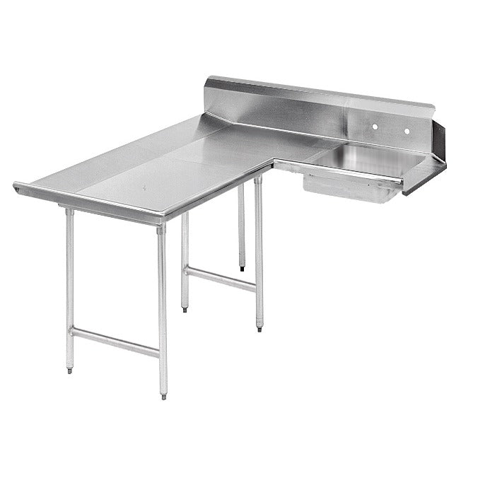 Advance Tabco DTS-D70 Stainless Steel Dishtable, 59" x 67" - Right