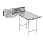 Advance Tabco DTS-D70 Stainless Steel Dishtable, 83" x 67" - Right