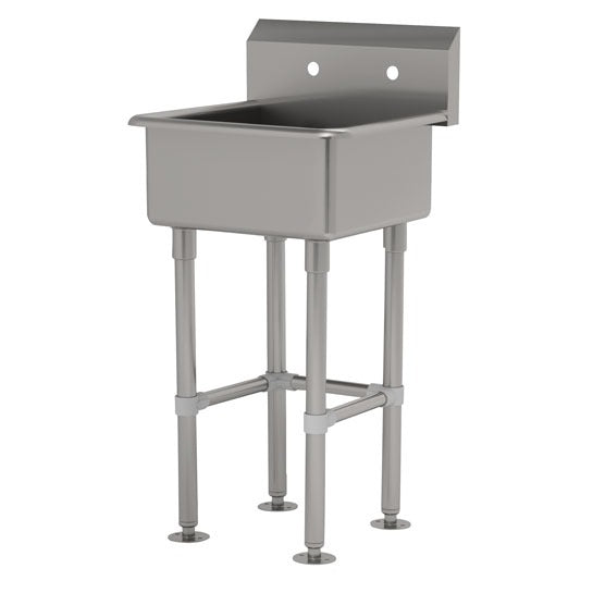 Advance Tabco FC-FM-2219 Stainless Steel Sink, 23" x 23", Silver - Default Title
