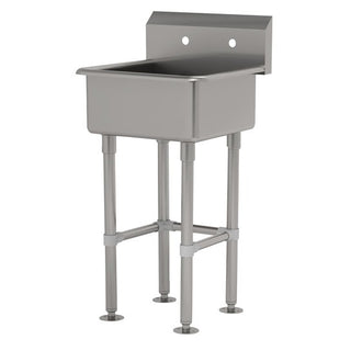 Advance Tabco FC-FM-2219 Stainless Steel Sink, 23" x 23", Silver - Default Title