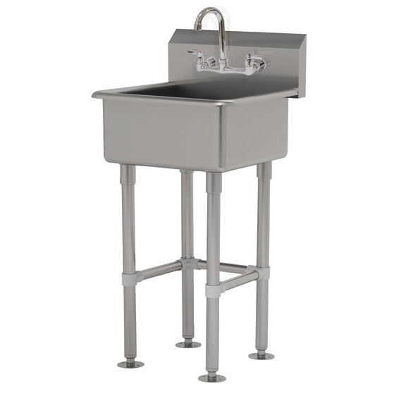 Advance Tabco FC-FM-2721-F Stainless Steel Sink, 21 1/2" x 27", Silver - Default Title