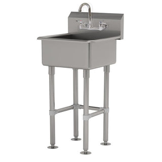 Advance Tabco FC-FM-2721-F Stainless Steel Sink, 21 1/2" x 27", Silver - Default Title