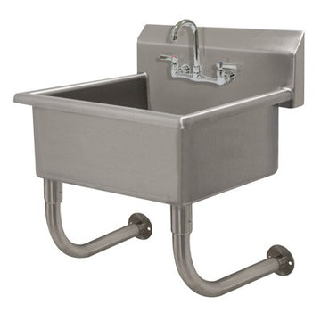 Advance Tabco FC-WM-2721-F Stainless Steel Hand Sink, 21 1/2" x 27", Silver - Default Title