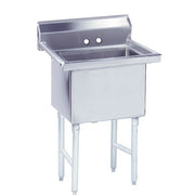 Advance Tabco FS-1-1620 Stainless Steel 1 Compartment Sink, 26" Wide - 21"