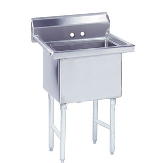 Advance Tabco FS-1-1620 Stainless Steel 1 Compartment Sink, 26" Wide - 21"