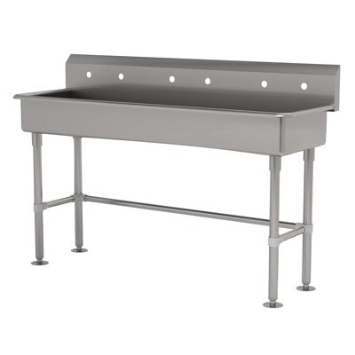 Advance Tabco FS-FM Stainless Steel Hand Sink, 19 1/2" Wide, Silver - 60"