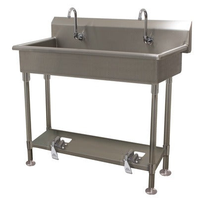 Advance Tabco FS-FM-40FV Stainless Steel Hand Sink, 19 1/2" x 40", Silver - Default Title