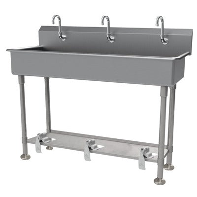 Advance Tabco FS-FM-60FV Stainless Steel Hand Sink, 19 1/2" x 60", Silver - Default Title