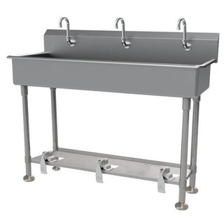 Advance Tabco FS-FM-60FV Stainless Steel Hand Sink, 19 1/2" x 60", Silver - Default Title