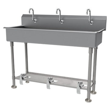 Advance Tabco FS-FM-60FV Stainless Steel Hand Sink, 19 1/2" x 60", Silver - Default Title