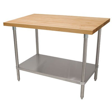 Advance Tabco H2S Wood Top Work Table, 24" Wide - 24" x 36"