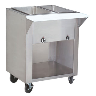 Advance Tabco Stainless Steel Food Table, 34 1/8" High, 208/240V - 31 13/16"