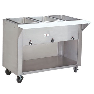 Advance Tabco Stainless Steel Food Table, 34 1/8" High, 208/240V - 47 1/8"