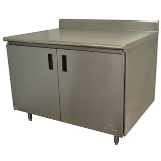 Advance Tabco HK-SS Stainless Steel Enclosed Base Work Table, 30" Wide - 36"