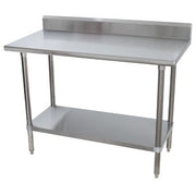 Advance Tabco KMSLAG Stainless Steel Work Table, 24" Wide - 24" x 48"