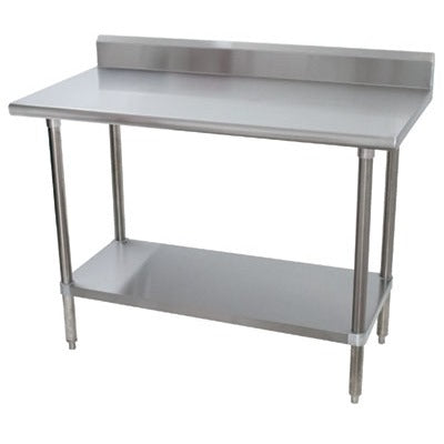 Advance Tabco KMSLAG Stainless Steel Work Table, 24" Wide - 24" x 48"