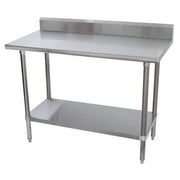 Advance Tabco KSLAG Stainless Steel Work Table, 24" Wide - 24" x 84"