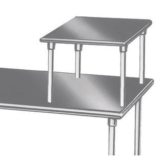Advance Tabco MST-24 Stainless Steel Table-Mounted Equipment Shelf, 24" Wide - 24"