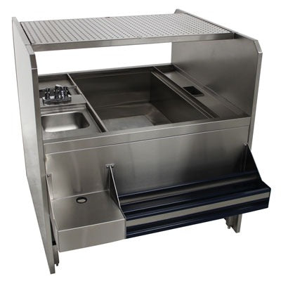 Advance Tabco PR-44X30SP-10 Prestige Series Stainless Steel Workstation, 40" x 44" - Right